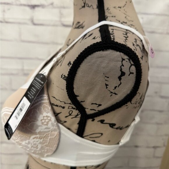 Maidenform Bra 34D Love The Lift Push Up And In‎ White Beige DM9900 New - Picture 3 of 9